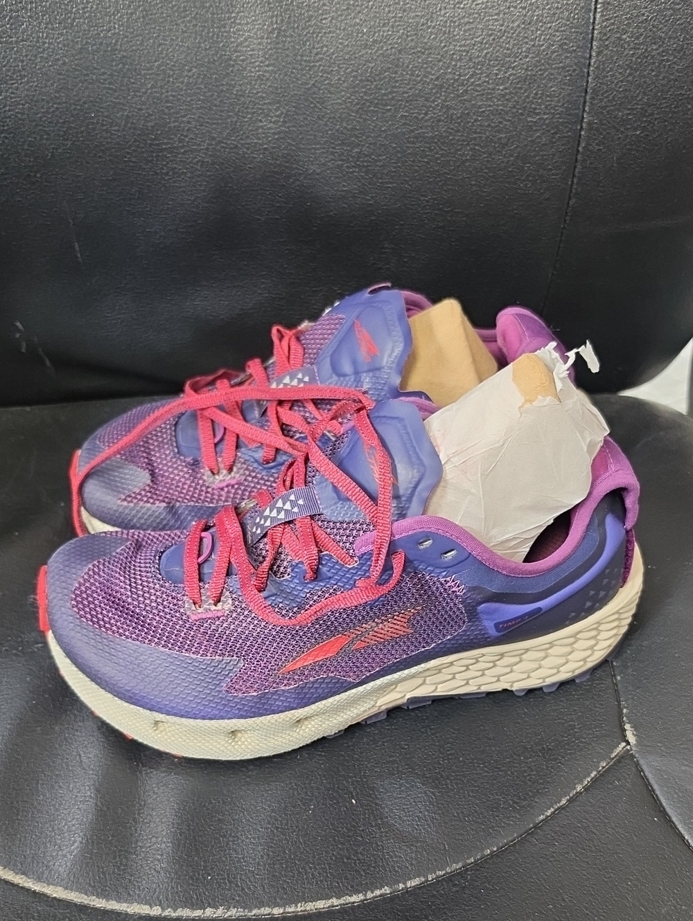 Altra Women's Purple Running Shoes with Pink Laces